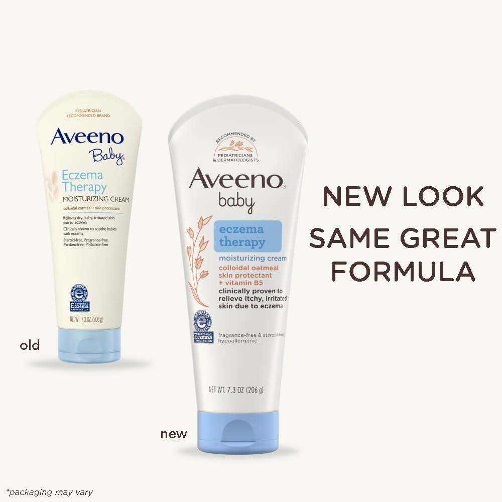 Aveeno Baby Eczema Therapy Moisturizing Cream For Dry, Itchy, Irritated Skin, 5 oz.