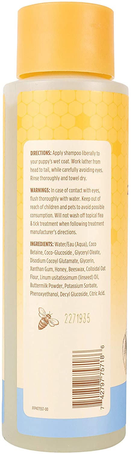 Burt's Bees for Puppies 2-in-1 Tearless Shampoo & Conditioner with Buttermilk & Linseed, 16 fl.oz / 473ml