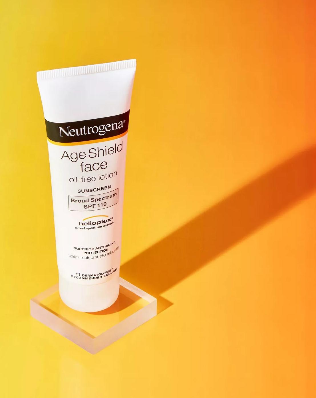 Neutrogena Age Shield Face Oil-Free Lotion Sunscreen Broad Spectrum Spf 110 3 Fl. Oz.