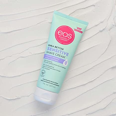 Eos Shea Better Sensitive Shave Cream Women's Shave Cream Non-Foaming With Colloidal Oatmeal 7 Fl Oz