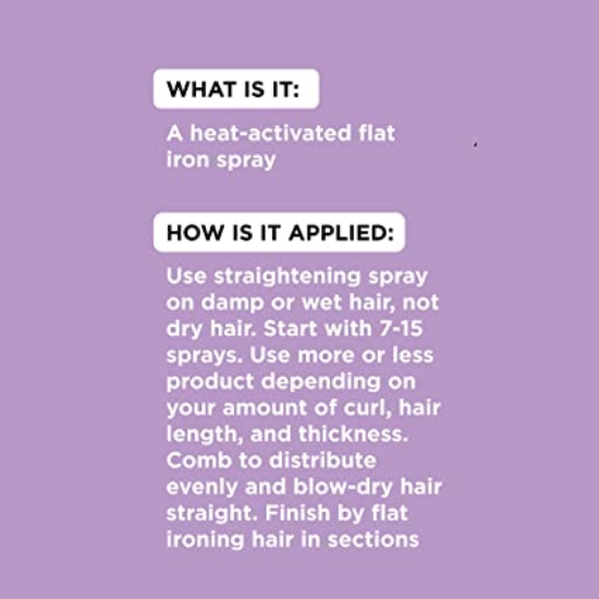 John Frieda Frizz Ease 3 Day Straight Heat Protection Spray with Keratin Drops, 3.5 fl.oz / 103ml (PACKAGING MAY VARY)