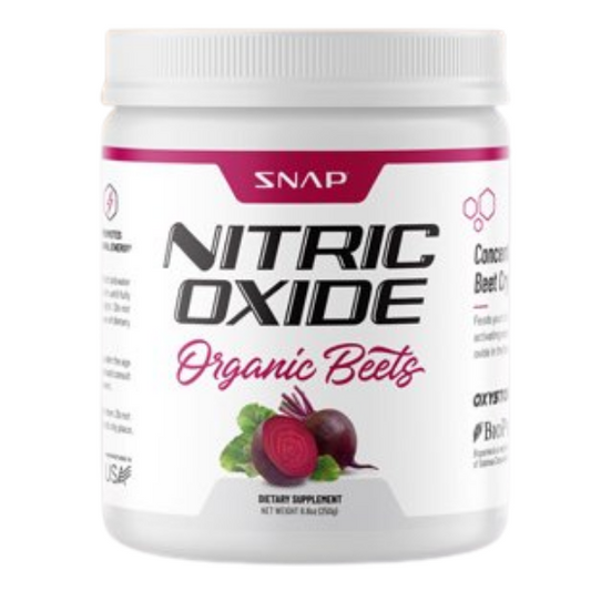 SNAP Supplements Nitric Oxide Organic Beets Original Berry Flavor, 8.8 oz. / 250g Supports Cardio Health, Blood Pressure & Natural Energy