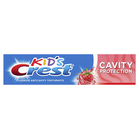 Kid's Crest Fluoride Anticavity Toothpaste Cavity Protection Strawberry Rush 4.2 Oz