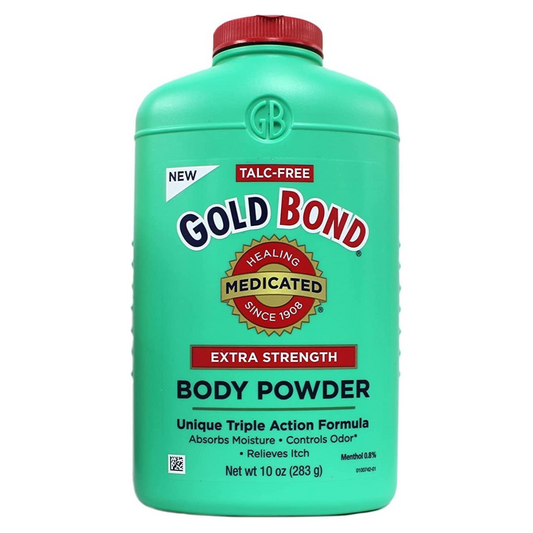 Gold Bond Extra Strength Body Powder with Unique Triple Action Formula Talc - Free 283 g