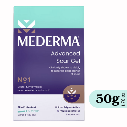 Mederma Advanced Scar Gel with Unique Triple-Action Formula, 1.76 oz. / 50 g
