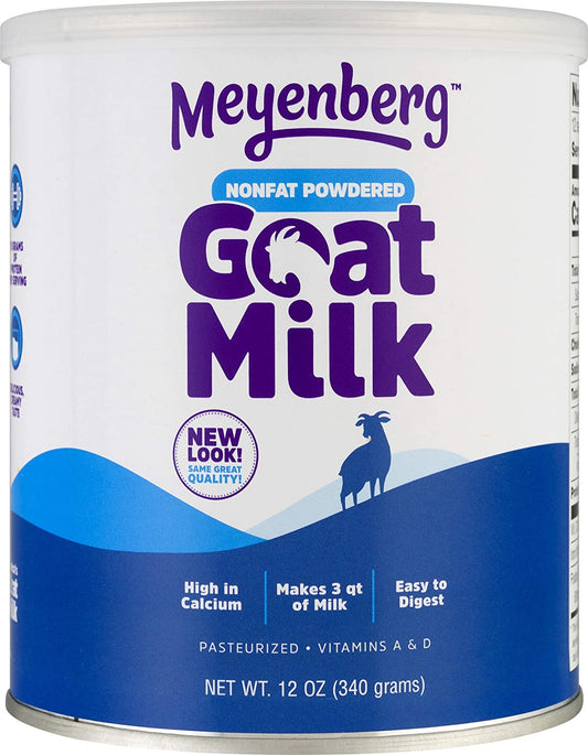 Meyenberg Non-fat Powdered Goat Milk, 12 oz. / 340g Gluten Free, Non-GMO, Vitamin D