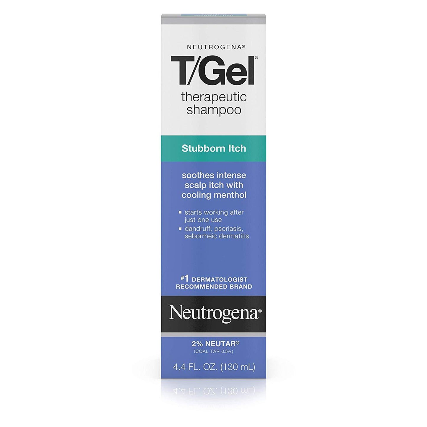Neutrogena T/Gel Therapeutic Stubborn Itch Shampoo, Anti-Dandruff Treatment with Cooling Menthol 4.4 fl. oz