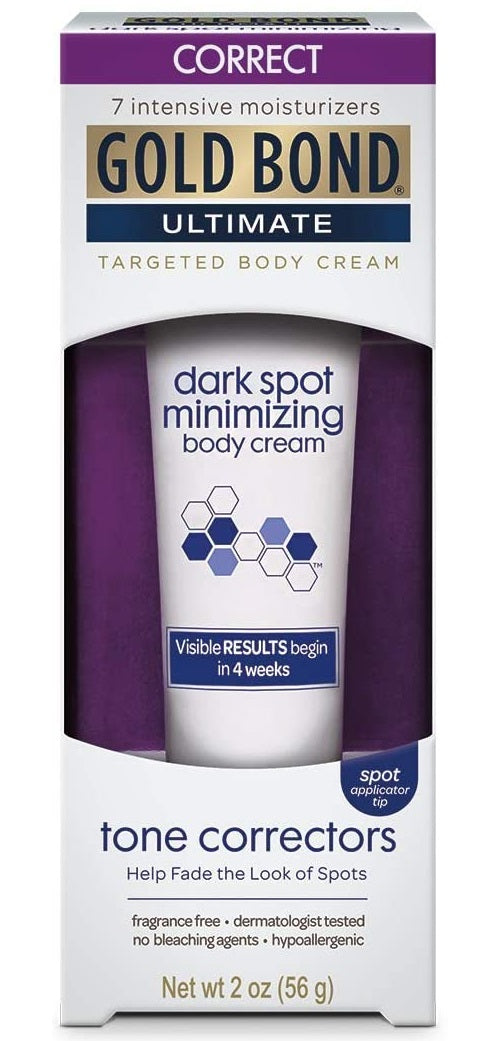 Gold Bond Dark Spot Minimizing Body Cream Tone Correctors 2 oz / 56 g