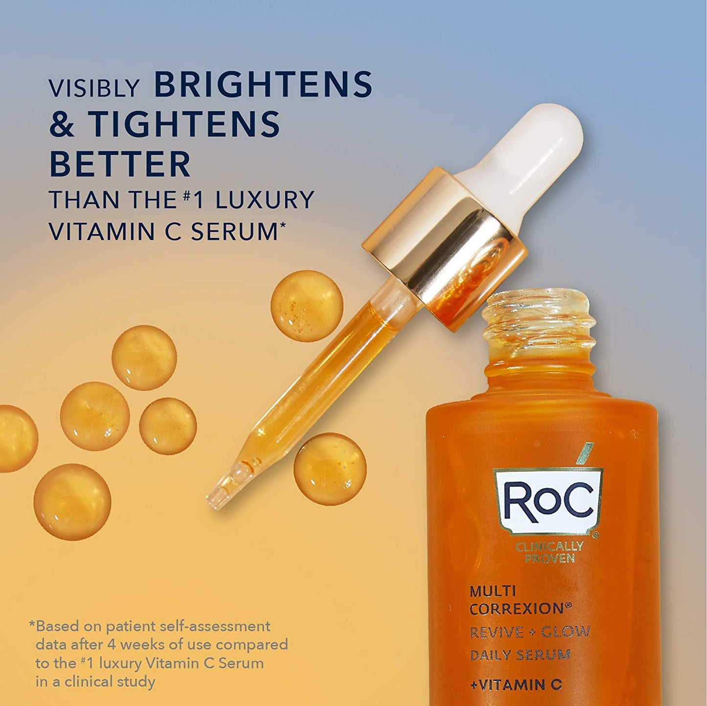 RoC Multi Correxion Revive + Glow Daily Serum with Vitamin C, 1.0 fl.oz / 30ml