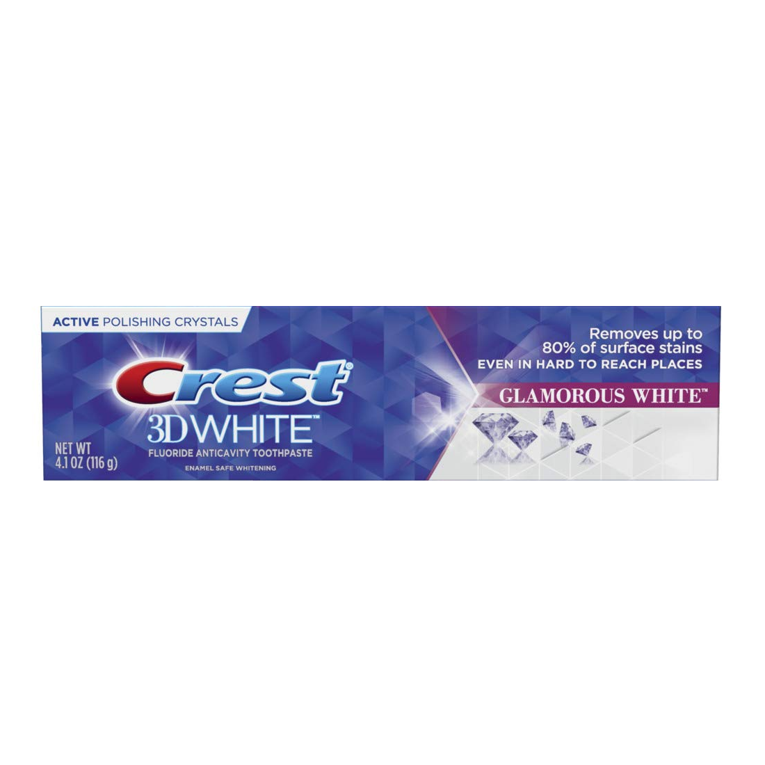 Crest Toothpaste 3D White Glamorous White, 4.1 oz