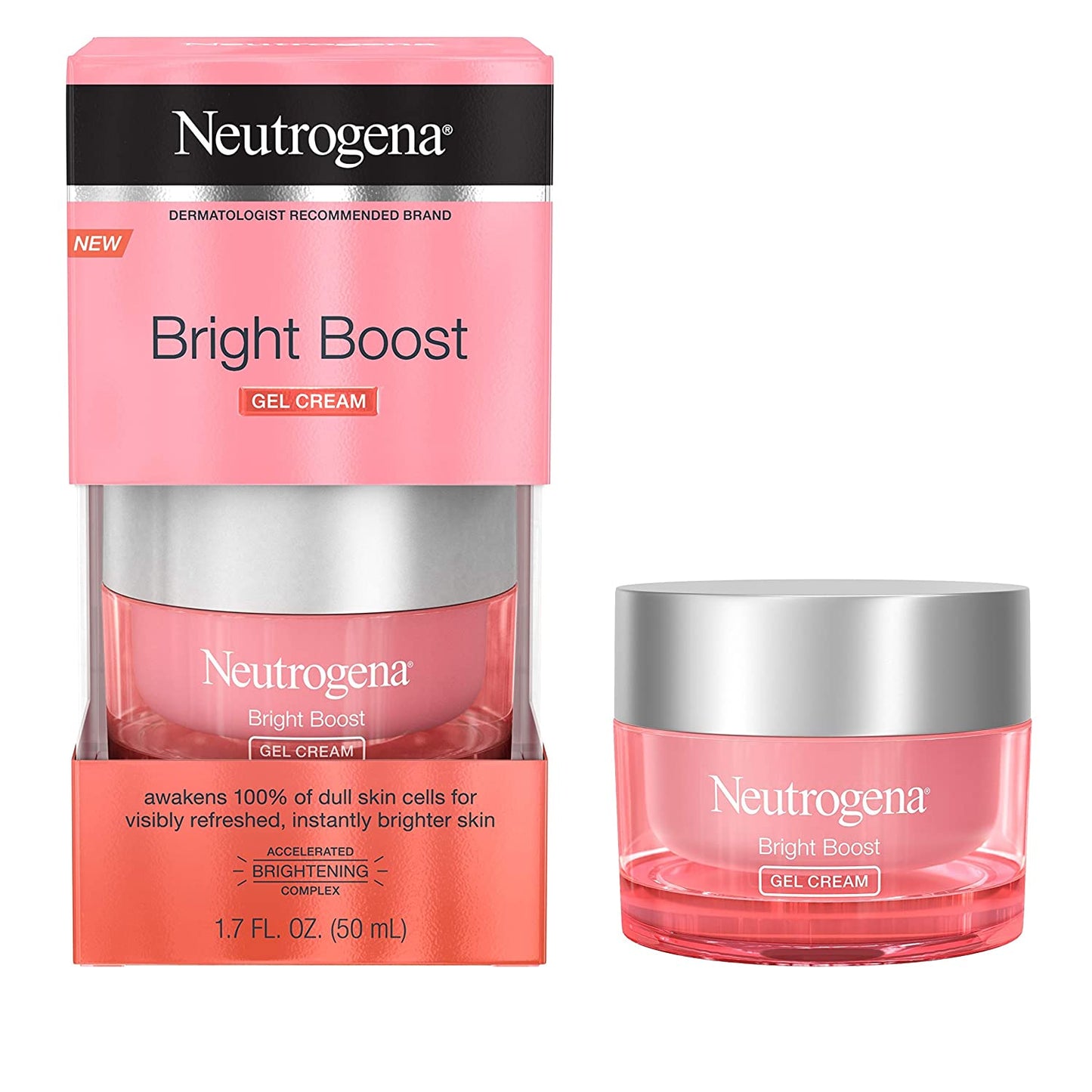 Neutrogena Bright Boost Brightening Moisturizing Face Cream, 1.7 fl.oz / 50ml