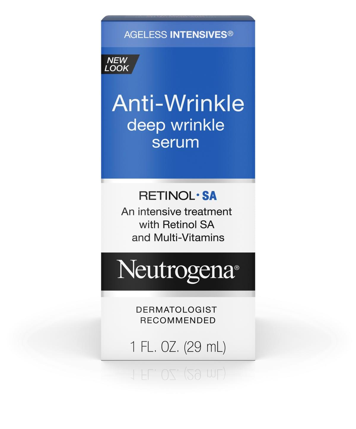 Neutrogena Ageless Intensives Anti-Wrinkle Deep Wrinkle Serum Retinol 29ml