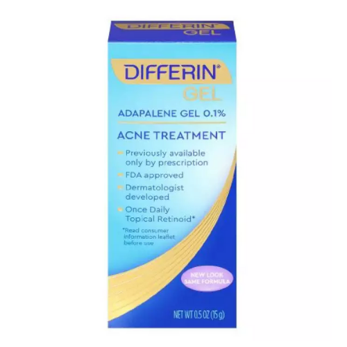 Differin Acne Spot Treatment for Face with Adapalene, 0.5 oz / 15g 30 Day Supply Packaging may vary