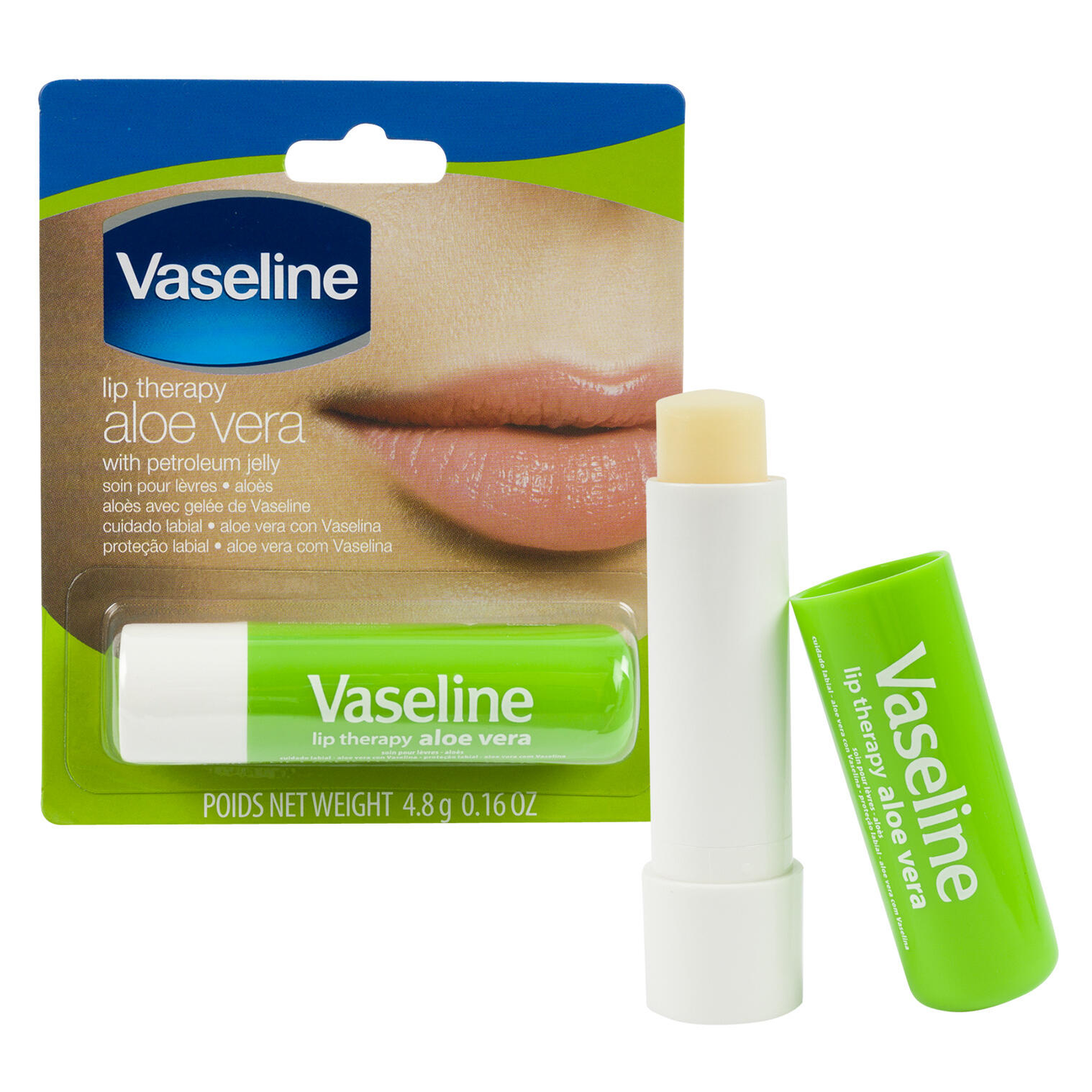 Vaseline Lip Theraphy With Petroleum Aloe Vera 4.8 g (0.16 oz)