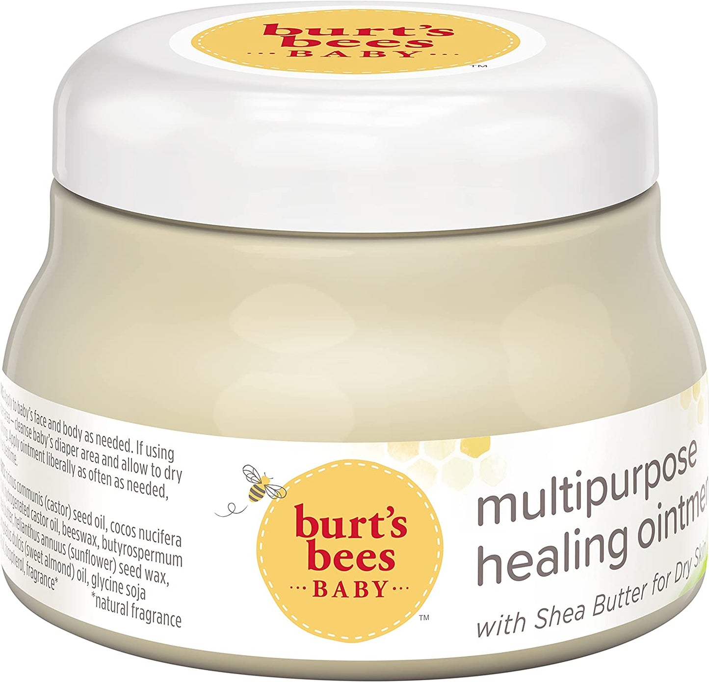 Burt's Bees Baby 100% Natural Multipurpose Healing Ointment for Face & Body, 7.5 oz. / 212.6 g Tub