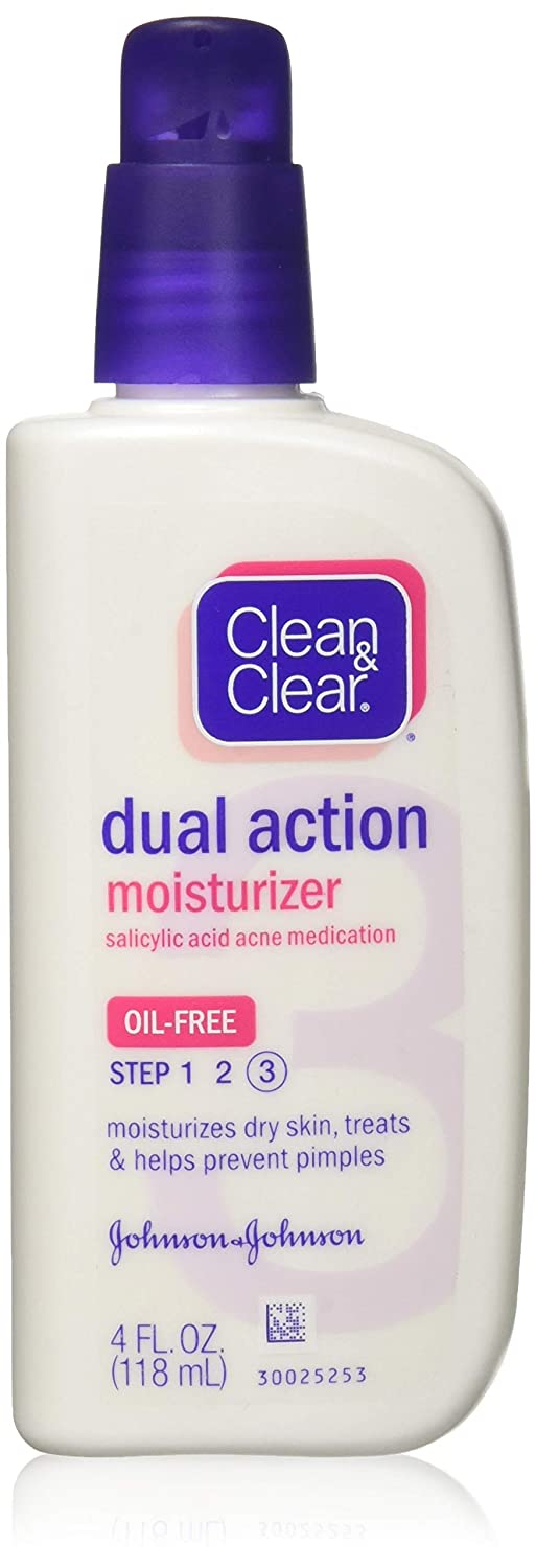 Clean & Clear Dual Action Moisturizer Oil-free 4 fl oz
