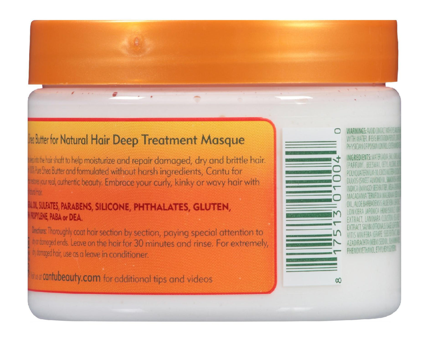 Cantu Shea Butter Deep Treatment Masque, 12 Ounce / 340 g PACKAGING MAY VARY