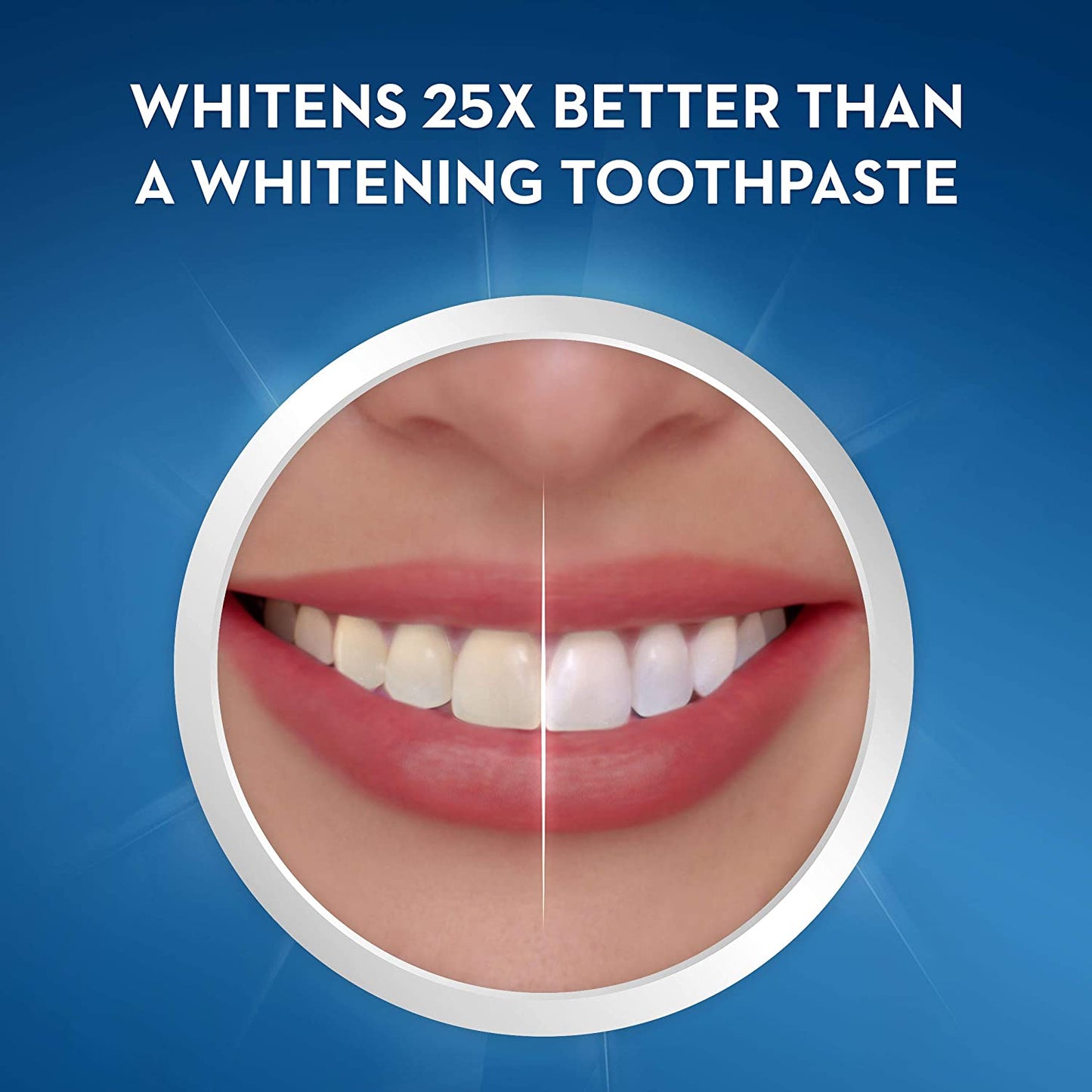 Crest 3D Whitestrips - Tooth Whitening Kit, 16 Treatments (32 Individual Strips) + 2 Express 1-Hour Treatments