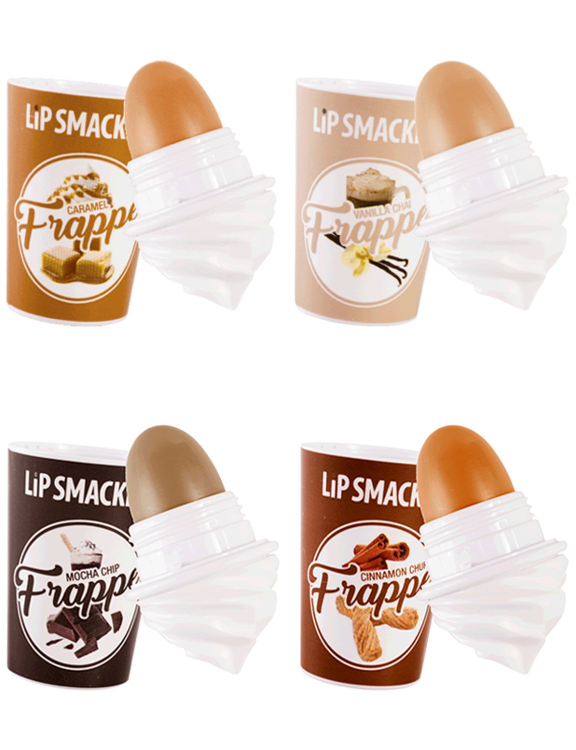 Lip Smacker Lip Balm Collection, Cafe Frappe (Variety Pack) 4 x 1.04 oz