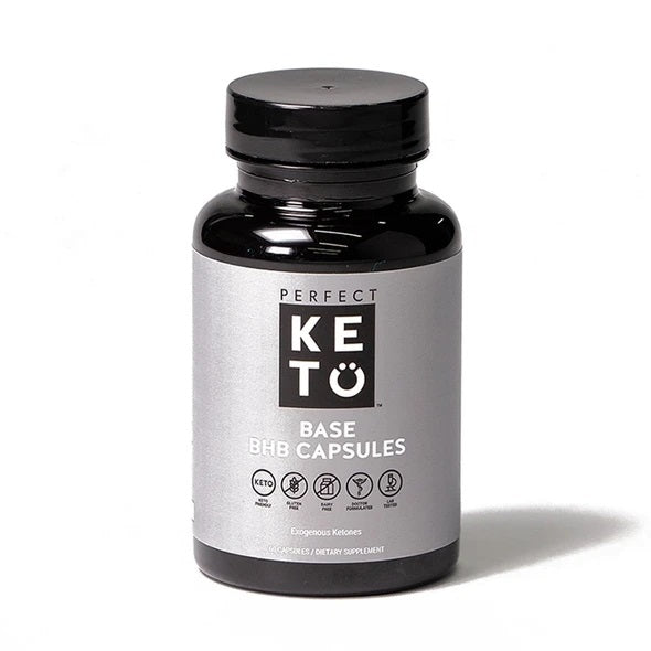 Perfect Keto BHB Capsules Exogenous Boost Pills for Ketogenic Diet Best to Support Weight Management & Energy, Focus and Ketosis Beta 60 Capsules
