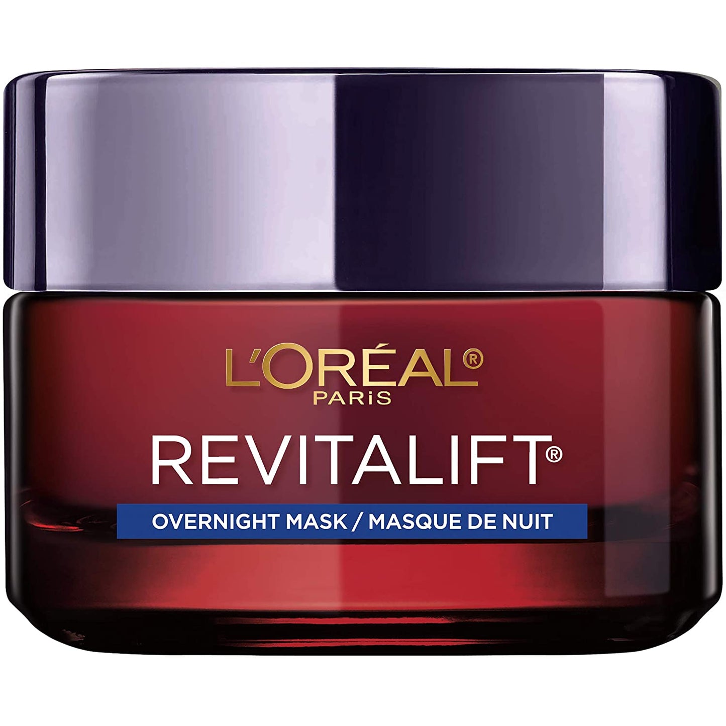 LOreal Revitalift Triple Power Intensive Overnight Face Mask with Pro Retinol, Vitamin C and Hyaluronic Acid, 1.7 oz. / 48g