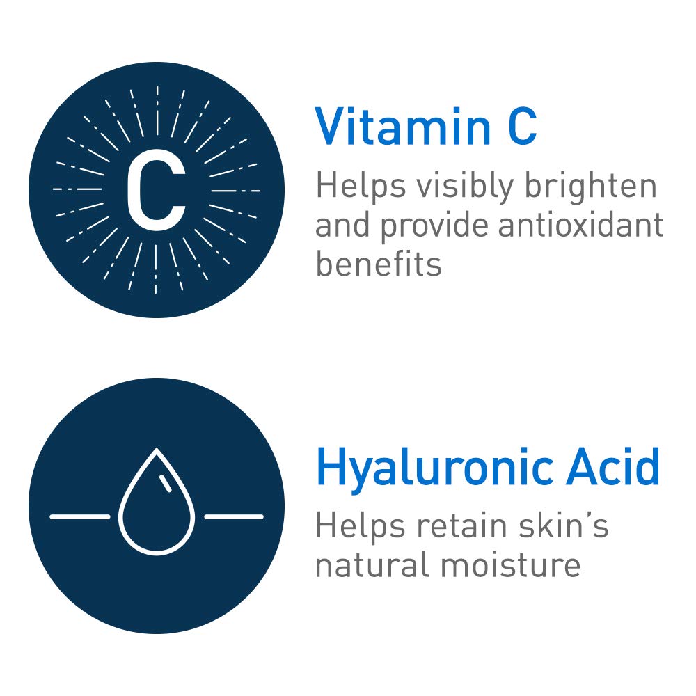 Cerave Skin Renewing Vitamin C Serum with Ceramides, Hyaluronic Acid & Vitamin B5, 1 fl.oz / 30 ml
