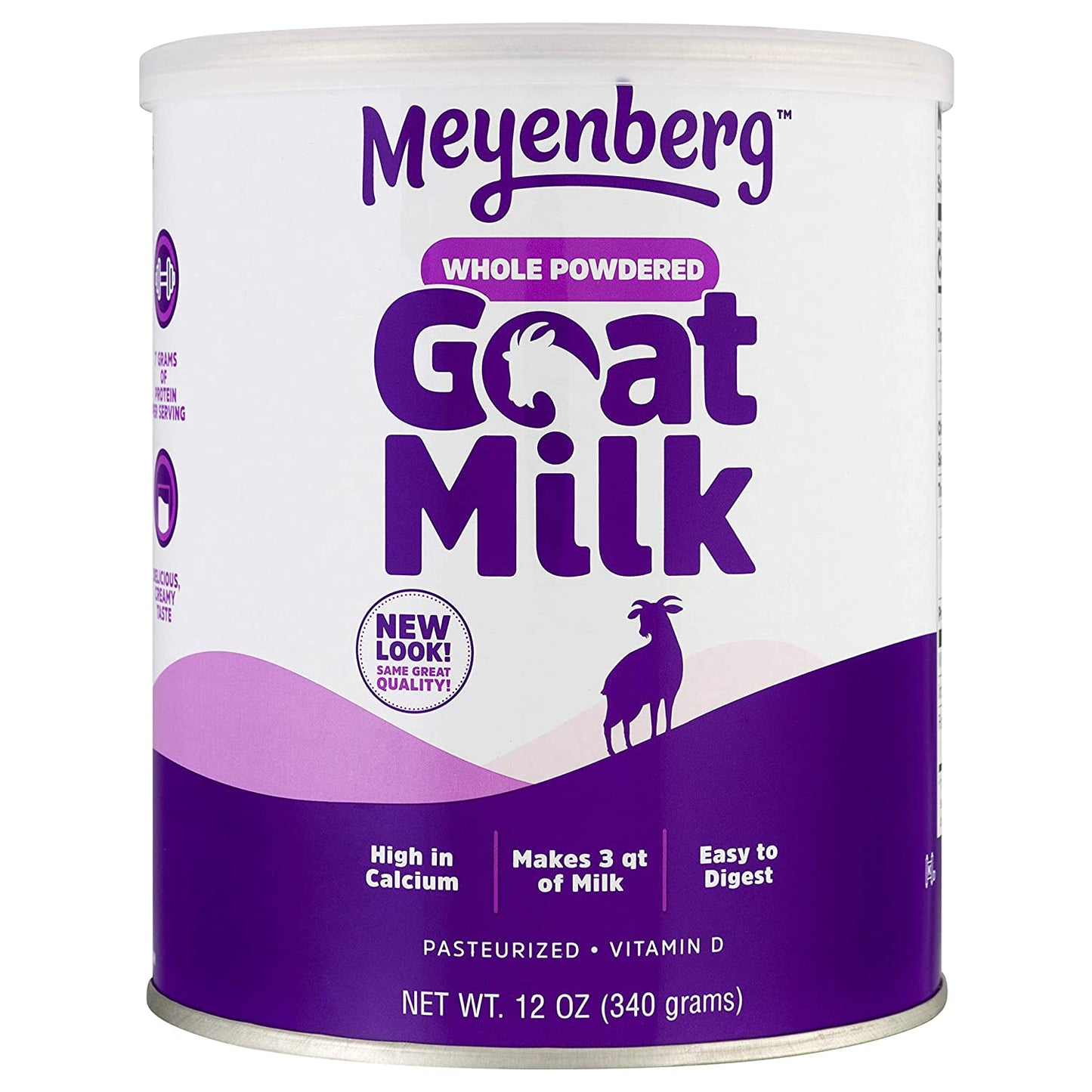 Meyenberg Whole Powdered Goat Milk, 12 oz. / 340g Gluten Free, Non-GMO, Vitamin D