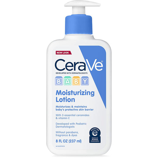 CeraVe Baby Moisturizing Lotion with 3 Essential Ceramides & Vitamin E, 8 fl.oz / 237ml