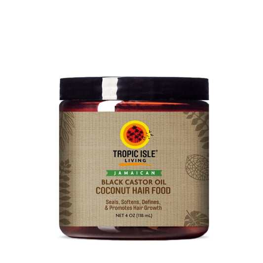 Tropic Isle Living Coconut Jamaican Black Castor Oil Hair Food 4 oz / 118 ml