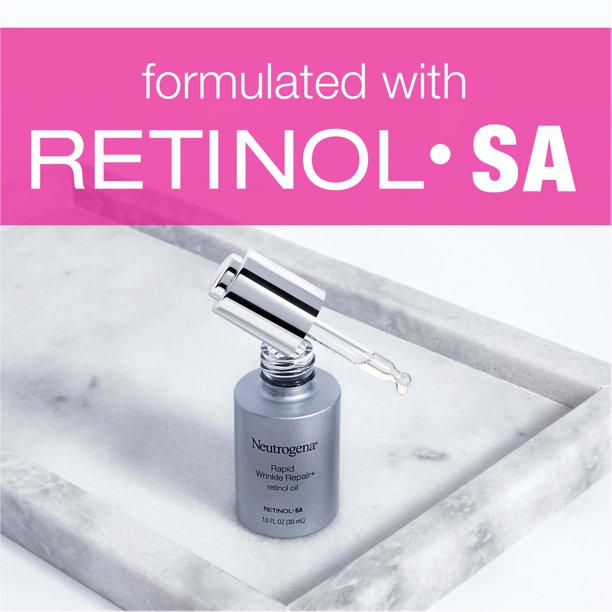 Neutrogena Rapid Wrinkle Repair Retinol Oil Nourishes & Reduces Deep Wrinkles 1fl.oz. 30mL