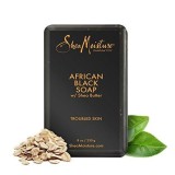 Shea Moisture African Black Soap Calm & Clearing Bar Soap, 8 oz / 227 g